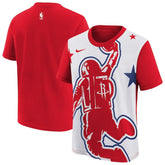 Houston Rockets Youth 2025/26 City Edition Max90 T-Shirt Red/White | Nike discount