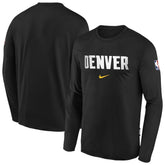Denver Nuggets Youth 2025/26 City Edition Dri-Fit Long Sleeve Game Top for sale Black | Nike US