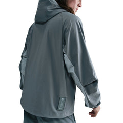 Barcelona Special Edition Full-Zip Woven Fleece Jacket Gray - Nike Discount