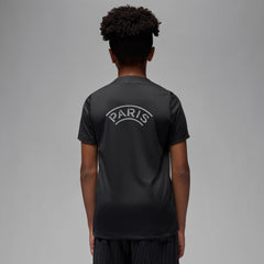 Paris Saint-Germain Jordan Brand Youth 2025/26 Strike Fourth Training Top Black - Jordan Discount