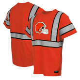 Cleveland Browns Safety Heavyweight T-Shirt Orange