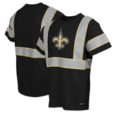 New Orleans Saints Safety Heavyweight T-Shirt Black