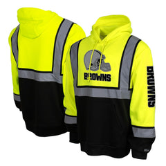 Cleveland Browns High-Visibility Safety Hooded Sweatshirt Yellow