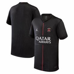 Paris Saint-Germain Jordan Brand Youth 2025/26 Fourth Replica Jersey Black - Jordan