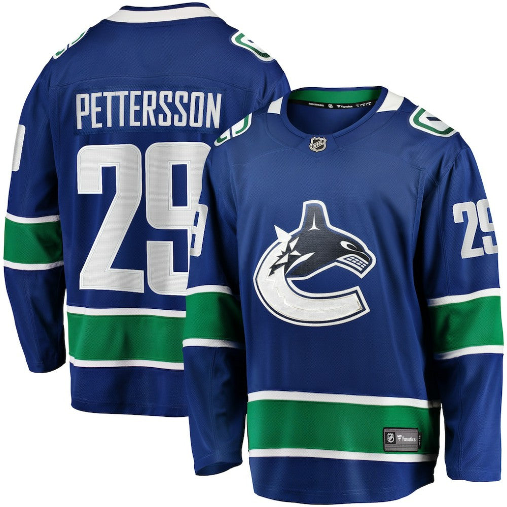 Marcus Pettersson Vancouver Canucks Fanatics Home Breakaway Jersey - Blue - NHL 202950119