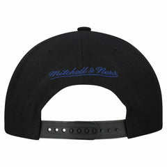 Tampa Bay Lightning Mitchell & Ness Retro Script Colorblock Snapback Hat - Black - NHL 202950563