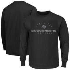 Fanatics Tampa Bay Buccaneers Big & Tall Coverage Scheme Long Sleeve T-Shirt Black