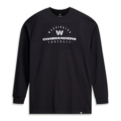 Fanatics Washington Commanders Big & Tall Coverage Scheme Long Sleeve T-Shirt Black