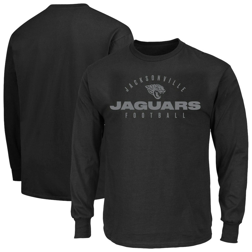 Fanatics Jacksonville Jaguars Big & Tall Coverage Scheme Long Sleeve T-Shirt Black
