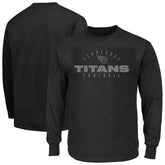 Fanatics Tennessee Titans Big & Tall Coverage Scheme Long Sleeve T-Shirt Black