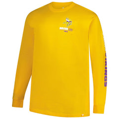 Fanatics Minnesota Vikings Big & Tall Clock Management Legacy Long Sleeve T-Shirt Gold