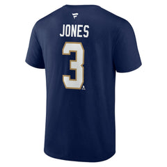 Seth Jones Florida Panthers Fanatics Authentic Stack Name & Number T-Shirt - Navy - NHL 202959037