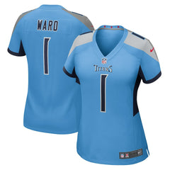 Nike Cameron Ward Tennessee Titans Women's 2025 NFL Draft First Round Pick Game Jersey Light Blue