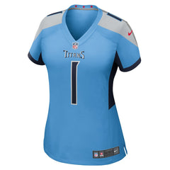 Nike Cameron Ward Tennessee Titans Women's 2025 NFL Draft First Round Pick Game Jersey Light Blue
