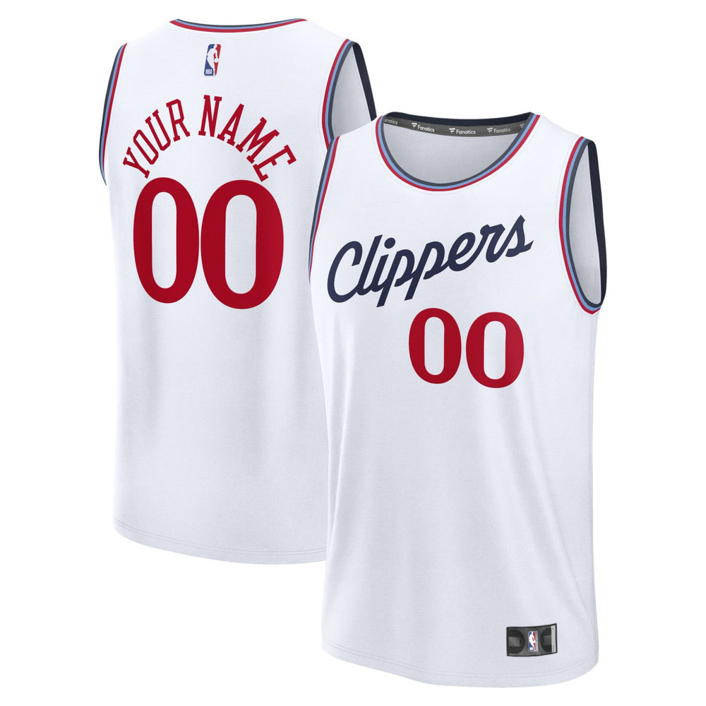 LA Clippers Fast Break Custom Jersey Association Edition White | Fanatics online
