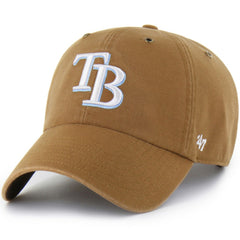 Tampa Bay Rays Carhartt x '47 Clean Up Adjustable Hat - Brown - 47 brand Discount