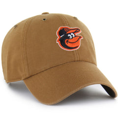 Baltimore Orioles Carhartt x '47 Clean Up Adjustable Hat - Brown - 47 brand Lifestyle