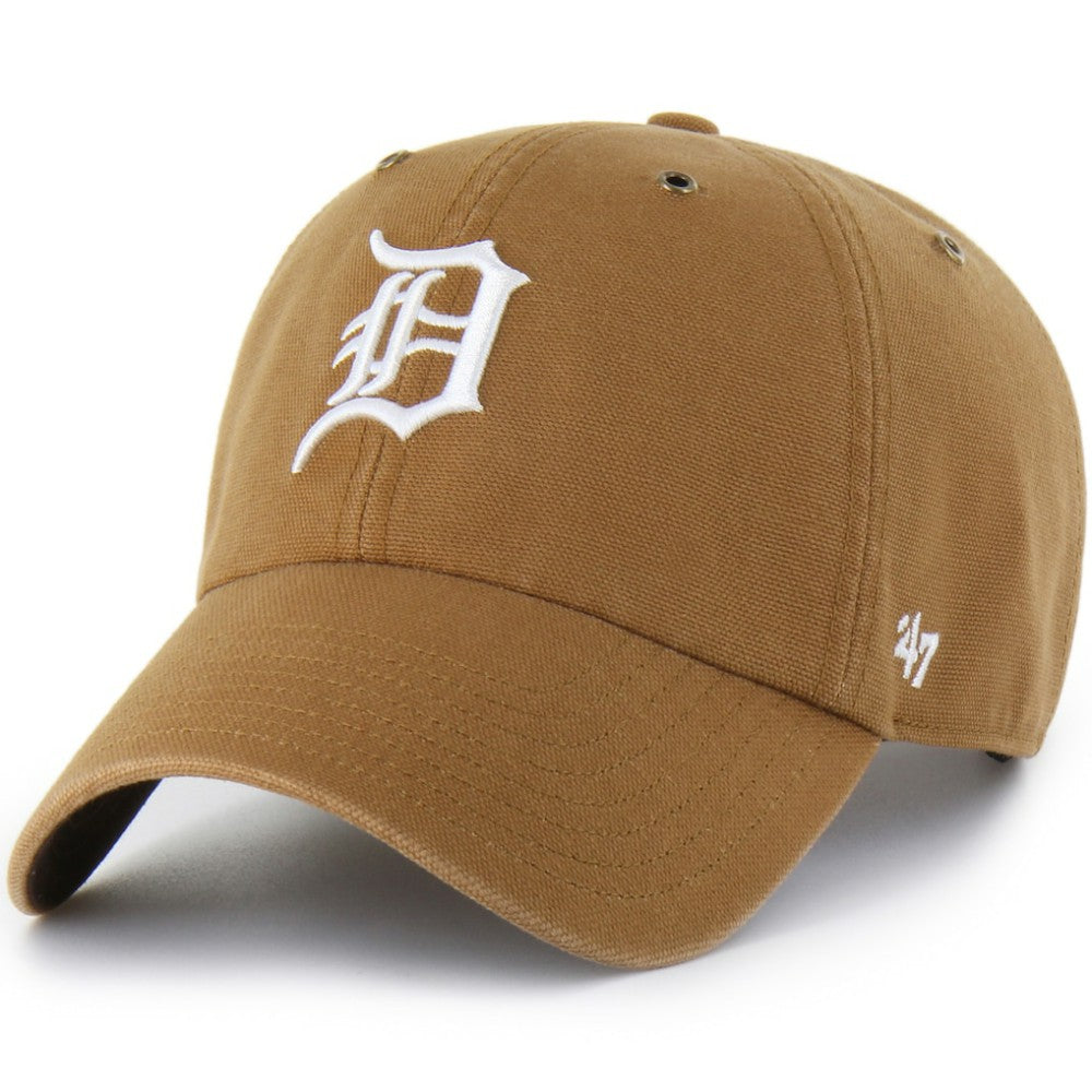 Detroit Tigers Carhartt x '47 Clean Up Adjustable Hat - Brown - 47 brand on Sale