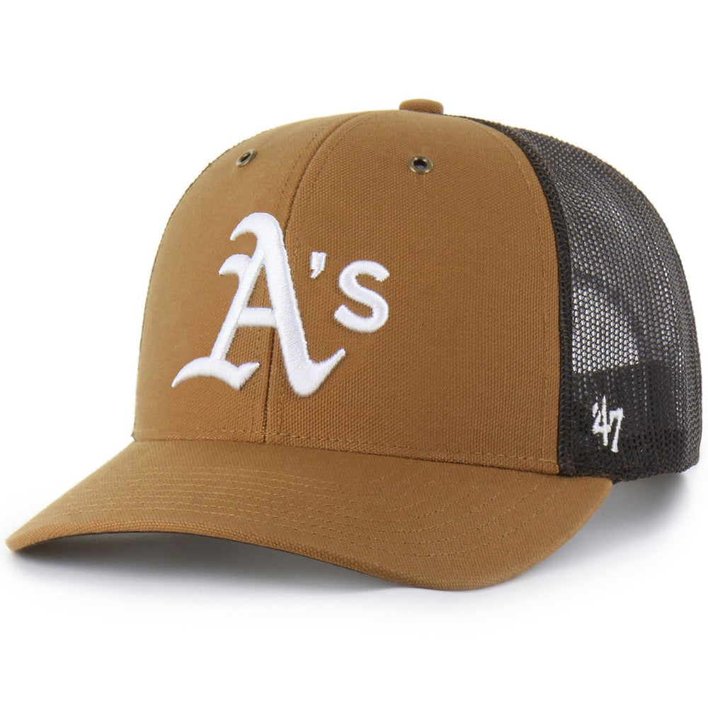 Athletics Carhartt x '47 Trucker Adjustable Hat - Brown - 47 brand Discount