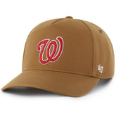 Washington Nationals Carhartt x '47 Hitch Adjustable Hat - Brown - 47 brand Lifestyle