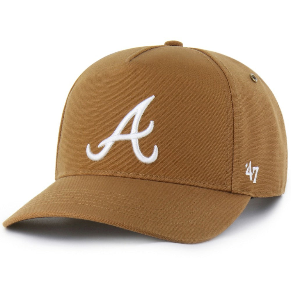 Atlanta Braves Carhartt x '47 Hitch Adjustable Hat - Brown - 47 brand on Sale