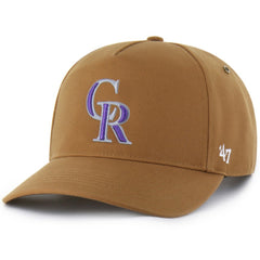 Colorado Rockies Carhartt x '47 Hitch Adjustable Hat - Brown - 47 brand Lifestyle