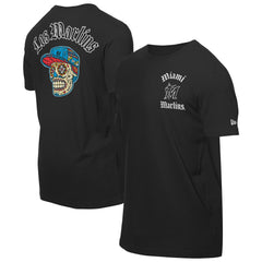 Miami Marlins New Era Sugar Skulls T-Shirt - Black - New Era Sale