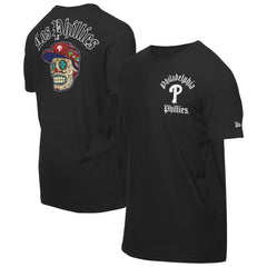Philadelphia Phillies New Era Sugar Skulls T-Shirt - Black - New Era Lifestyle