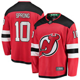 Daniel Sprong New Jersey Devils Fanatics Home Breakaway Jersey - Red - NHL 202972836