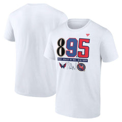 Alexander Ovechkin Washington Capitals Fanatics NHL All-Time Leading Goal Scorer The History of 895 T-Shirt - White - NHL 202976016