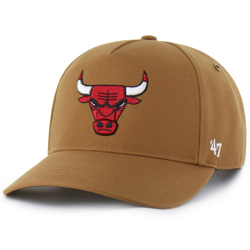 Chicago Bulls Carhartt x '47 Hitch Adjustable Hat Brown | 47 brand Lifestyle