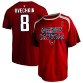 Alexander Ovechkin Washington Capitals Fanatics Women's Plus Size Name & Number Scoop Neck T-Shirt - Red - NHL 202983342