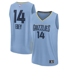 Zach Edey Memphis Grizzlies Fast Break Replica Player Jersey Statement Edition Light Blue | Fanatics outlet