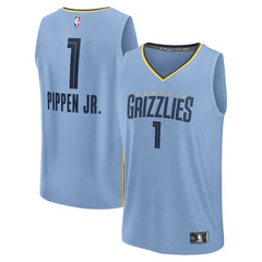 Scotty Pippen Jr. Memphis Grizzlies Fast Break Replica Player Jersey Statement Edition Light Blue | Fanatics for sale