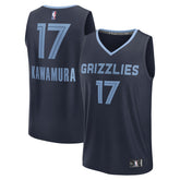 Yuki Kawamura Memphis Grizzlies Fast Break Replica Player Jersey Icon Edition Navy | Fanatics US