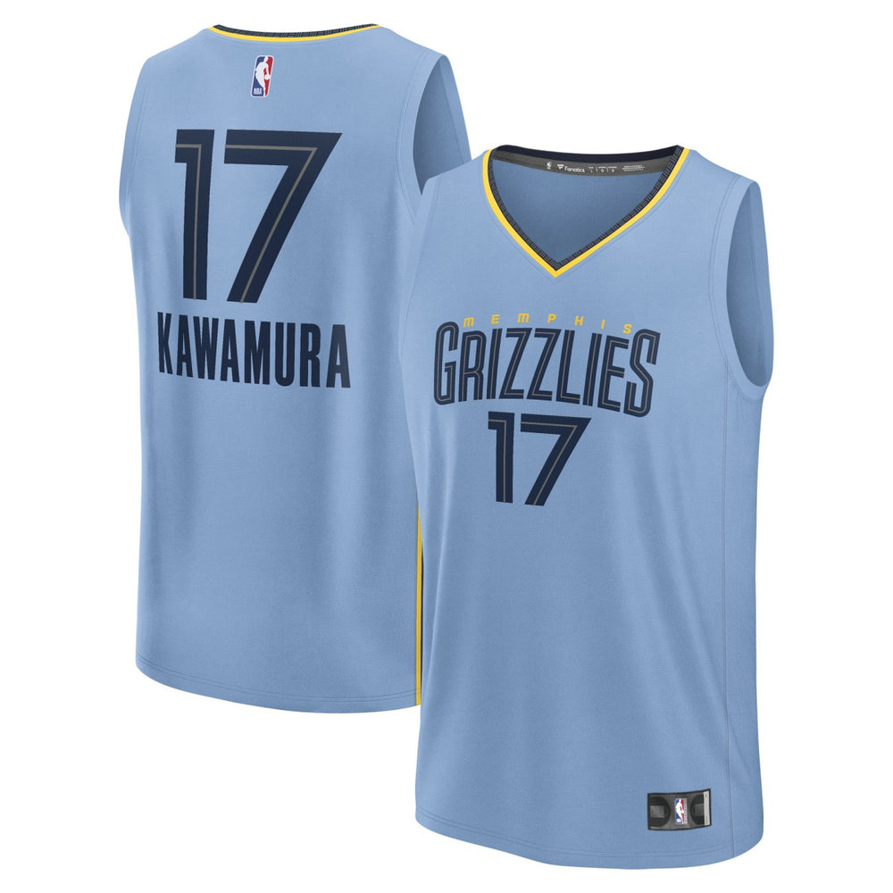 Yuki Kawamura Memphis Grizzlies Fast Break Replica Player Jersey Statement Edition Light Blue | Fanatics online