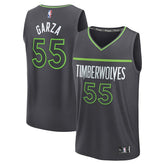 Luka Garza Minnesota Timberwolves Fast Break Replica Player Jersey Statement Edition Charcoal | Fanatics outlet