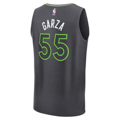 Luka Garza Minnesota Timberwolves Fast Break Replica Player Jersey Statement Edition Charcoal | Fanatics outlet
