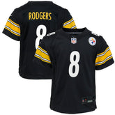 Nike Aaron Rodgers Pittsburgh Steelers Youth Game Jersey Black