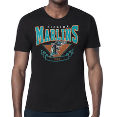 Florida Marlins Starter ‘80s Inspired T-Shirt - Black - MLB on Sale
