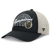 Vegas Golden Knights Fanatics 2025 Pacific Division Champions Locker Room Adjustable Hat - Black - NHL 202986054