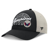 Washington Capitals Fanatics 2025 Metropolitan Division Champions Locker Room Adjustable Hat - Black/Gray - NHL 202986055