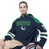 Vancouver Canucks G-III Sports by Carl Banks Adaptive Wear Lord Stanley Hooded Long Sleeve Sweatshirt - Blue - NHL 202986078