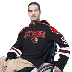 Ottawa Senators G-III Sports by Carl Banks Adaptive Wear Lord Stanley Hooded Long Sleeve Sweatshirt - Black - NHL 202986086