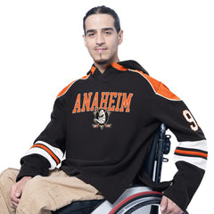 Anaheim Ducks G-III Sports by Carl Banks Adaptive Wear Lord Stanley Hooded Long Sleeve Sweatshirt - Black - NHL 202986090