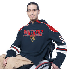 Florida Panthers G-III Sports by Carl Banks Adaptive Wear Lord Stanley Hooded Long Sleeve Sweatshirt - Navy - NHL 202986092