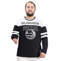 New York Islanders G-III Sports by Carl Banks Adaptive Wear Outlast Durene Long-Sleeve T-Shirt - Black - NHL 202986114