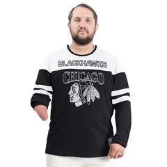 Chicago Blackhawks G-III Sports by Carl Banks Adaptive Wear Outlast Durene Long-Sleeve T-Shirt - Black - NHL 202986118