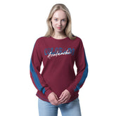 Colorado Avalanche G-III 4Her by Carl Banks Women's Advantage Thermal Long-Sleeve Tri-Blend T-Shirt - Burgundy - NHL 202986125