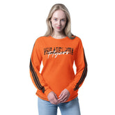 Philadelphia Flyers G-III 4Her by Carl Banks Women's Advantage Thermal Long-Sleeve Tri-Blend T-Shirt - Orange - NHL 202986130